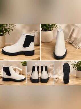 Coach Lory Leather Bootie – Chalk (Size 11B)
NWT | Comparable Value $250